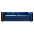 Contemporary Velvet Sofa Couch for Living Room