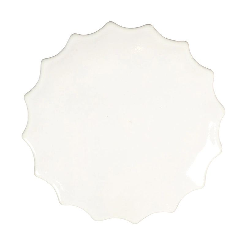 Elegant Sculpted Stoneware Stool - 15.3  L x 15.3  W x 19.8  H