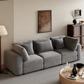 105   3 Seater Sofa with Removable Back Cushions and 5 Pillows