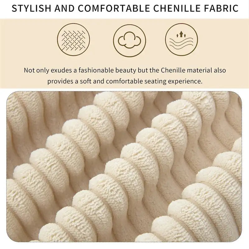 105   3 Seater Sofa with Removable Back Cushions and 5 Pillows