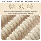 105   3 Seater Sofa with Removable Back Cushions and 5 Pillows