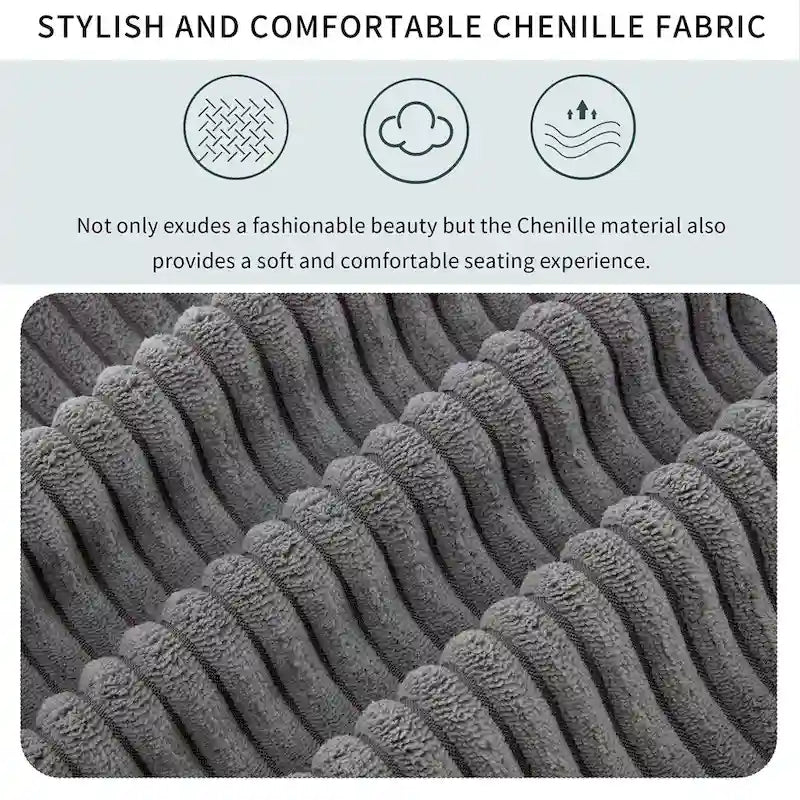 105   3 Seater Sofa with Removable Back Cushions and 5 Pillows