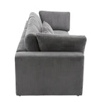105   3 Seater Sofa with Removable Back Cushions and 5 Pillows