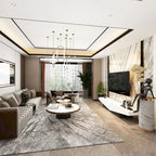 Black&White color scheme TV Cabinet,Entertainment center with 2Drawers - 78.7  W