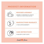 Flam Set of 2 Dinning Chair with Beech Wood Legs