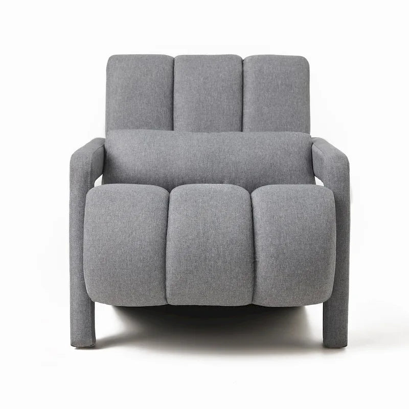 28  H Modern Upholstered Accent Chair with a Pillow