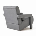 28  H Modern Upholstered Accent Chair with a Pillow
