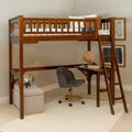 Levi Wooden Twin Study Loft Bed